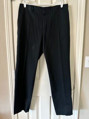 Banana Republic Men's Black Dress Pants - Classic Straight Leg